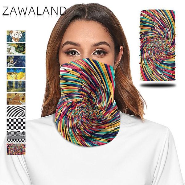 

scarves zawaland fashion neck scarf windproof trekking outdoor cycling headscarf tubular face bandana unisex, Blue;gray