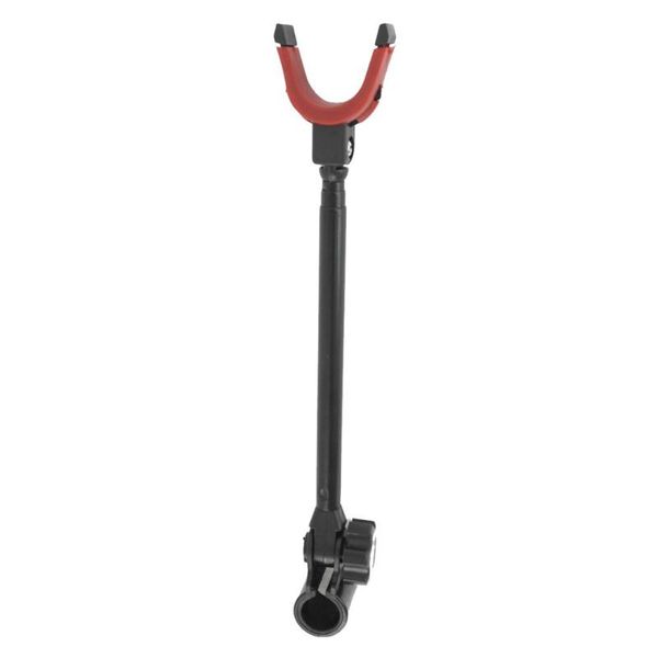 

fishing accessories sews- rubber 3 sections rod pole stand black red