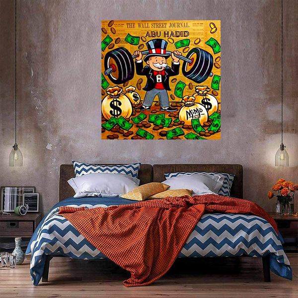 

alec monopoly heavy weights huge oil painting on canvas home decor handcrafts /hd print wall art pictures customization is acceptable 210506