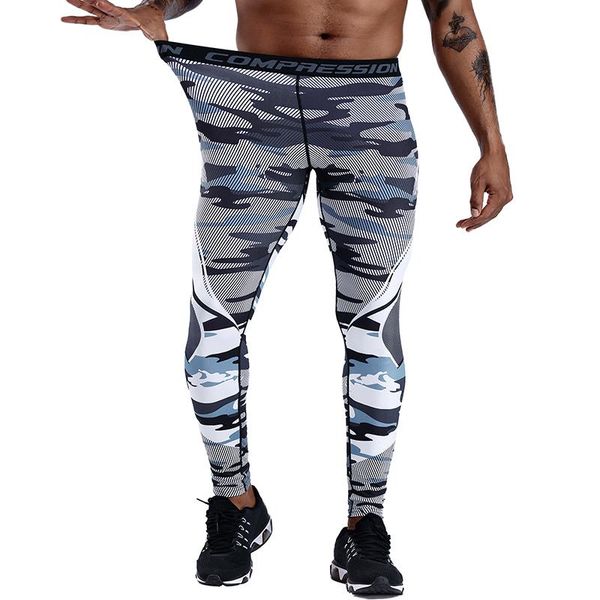 

running pants men compression quick dry sports leggings tight male gym fitness jogging trousers training outwork, Black;blue