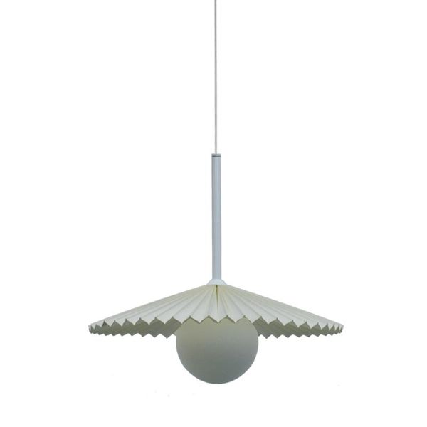 

lamp covers & shades factory price selling white color with fabric lampshade pleated shade for home pendant lamps