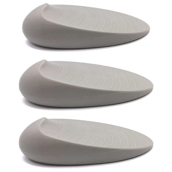 

door catches & closers sers rubber s wedge heavy duty jam, s with holder (3 pack gray)