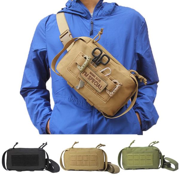 

stuff sacks tactical molle waist bag hiking travel camping outdoor sports accessories storage pouch sling army military shoulder packets