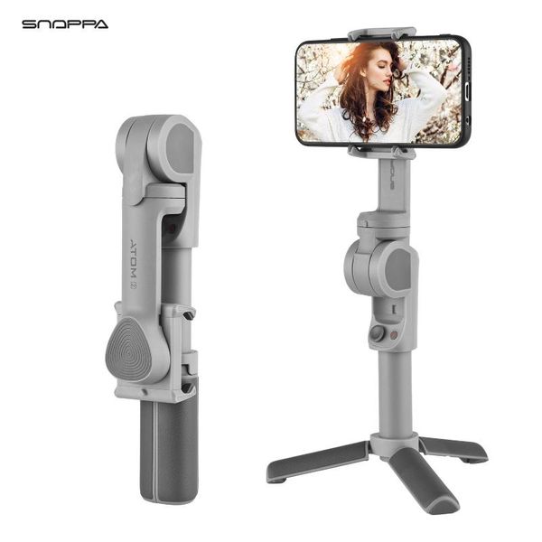 

stabilizers snoppa atom vlog shooting 2 lightweight 3-axis gimbal handheld stabilizer time-lapse face tracking tripod smartphone selfie