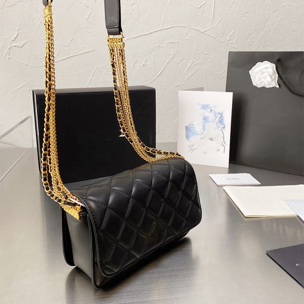 

2021 french fashion one-shoulder chain ladies bag sheepskin diamond quilted luxury c large-capacity all-match female single product imitatio