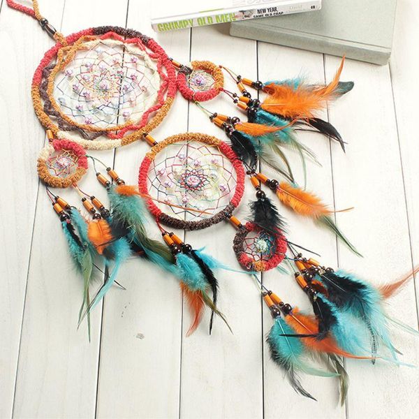 

tapestries dream catchers,colors feather catchers for bedroom wall decoration kid