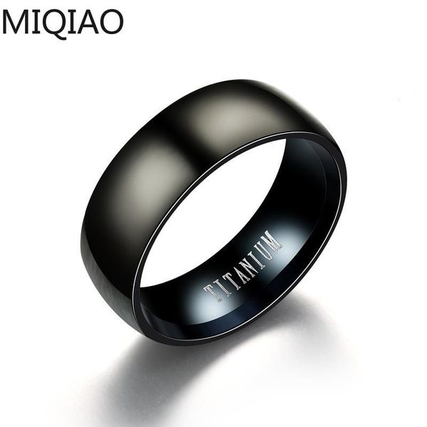 

cluster rings ring europe and the united states foreign trade titanium steel circular classic black man stainless, Golden;silver