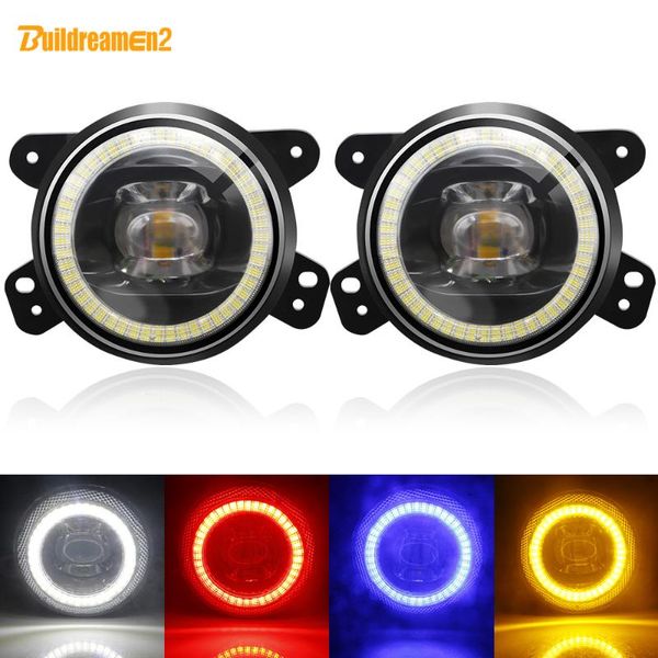 

other lighting system 2 pieces car led fog light angel eye drl daytime running lamp front bumper 30w 8000lm for 300 pt cruiser