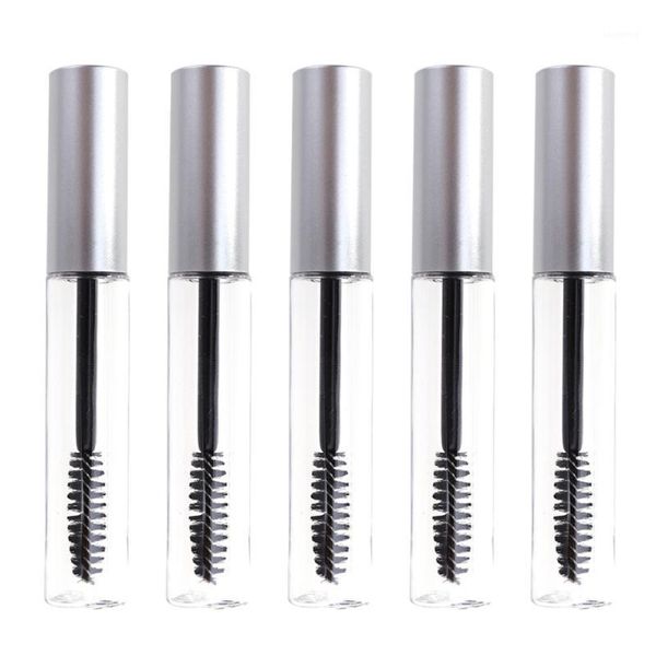 

storage bottles & jars 5pcs 10ml empty eyelashes tube eyelash cream bottle mascara container (black lid)