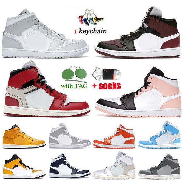 

jumpman 1 1s mens basketball shoes mid se black dark beetroot grey camo sneakers university gold obsidian metallic orange high og hyper