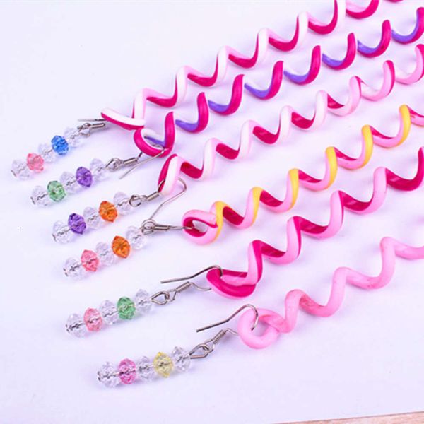 

hairpin creative interactive diy beaded curler color curling stick, Golden;silver
