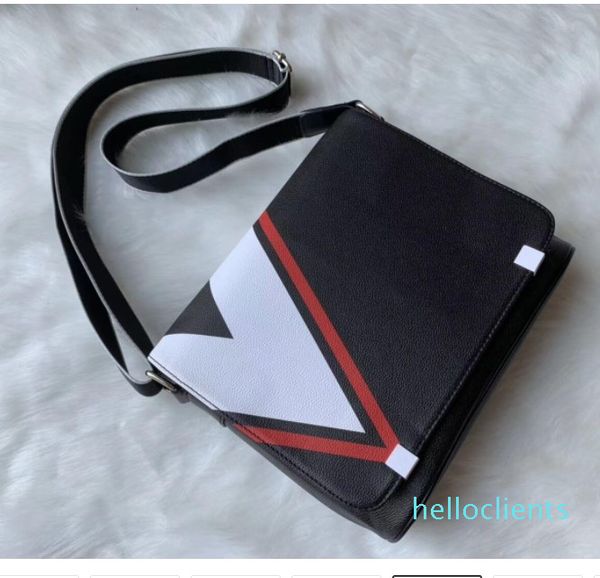 

classic men's messenger bag business flip commuter bag