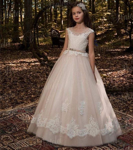 

girl's dresses square neckline flower girl for beach wedding half long sleeves chiffon tiered girls pageant gowns kids formal wear part, Red;yellow