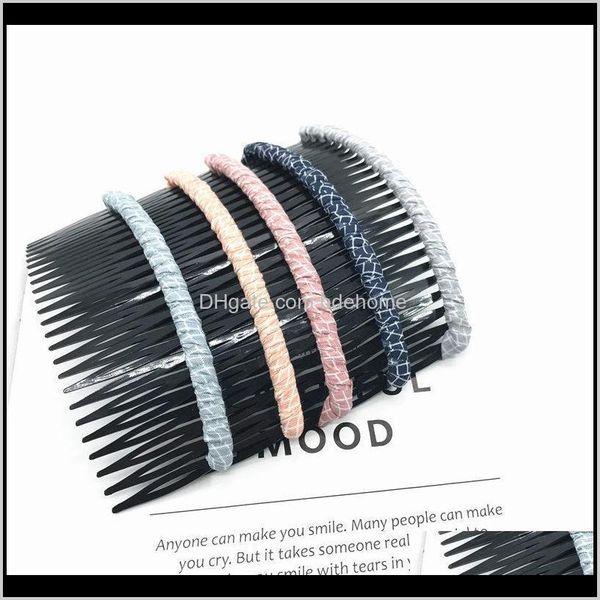 

clips & barrettes jewelry drop delivery 2021 korean style fashon trendy selling arrival wholesale custom hair straightener comb v8doi, Golden;silver