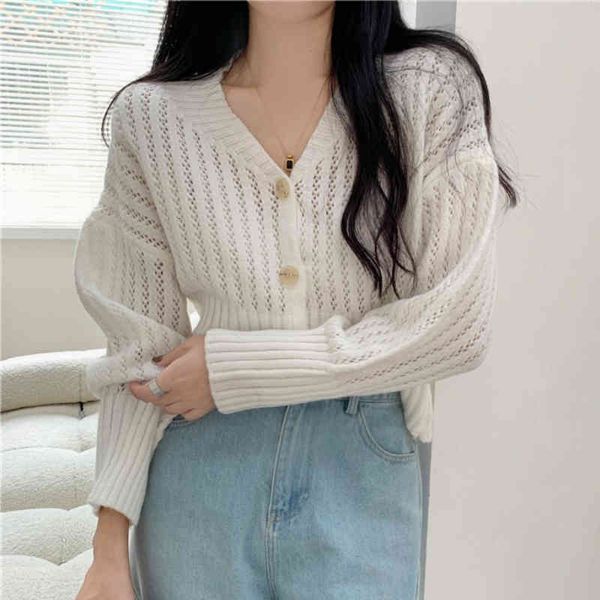 

women's sweaters fall start female thin cut jacket, lazy style short sleeve cardigan mesh jacket t5jj, White;black