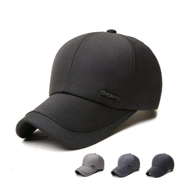 

new men's hat summer outdoor leisure middle aged baseball spring and autumn travel, Blue;gray