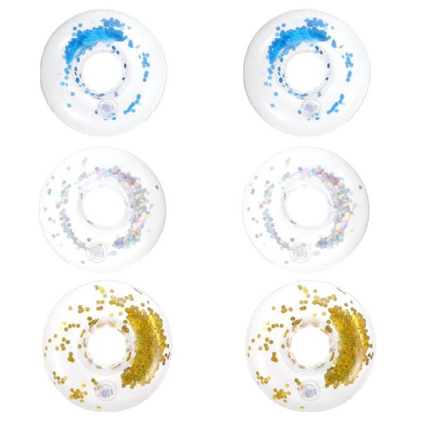 

life vest & buoy 6pcs inflatable cup holders delicate sequins mats lightweight trays
