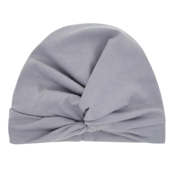 

born toddler kid baby boys girls solid knot turban beanie hat headwear cap caps & hats, Yellow