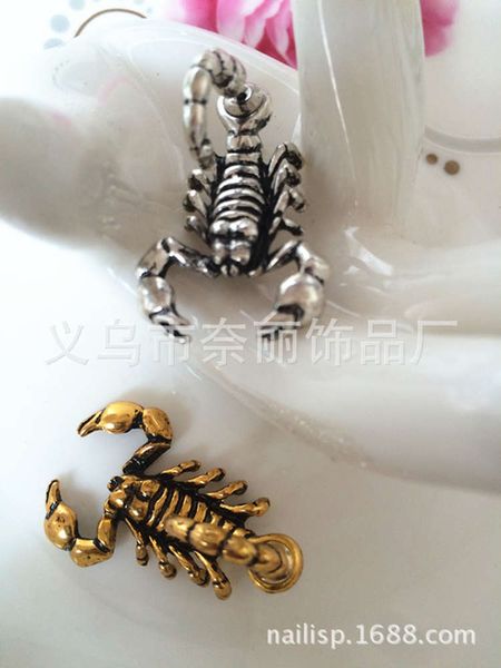

harajuku stereo animal scorpion front and back piercing earrings for men women