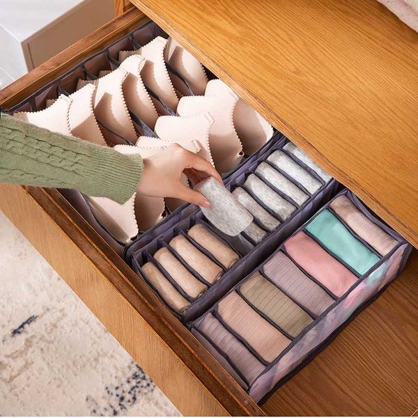 

storage drawers underwear bra organizer drawer closet divider boxes mesh socks sorting box wardrobe dormitory foldable organization