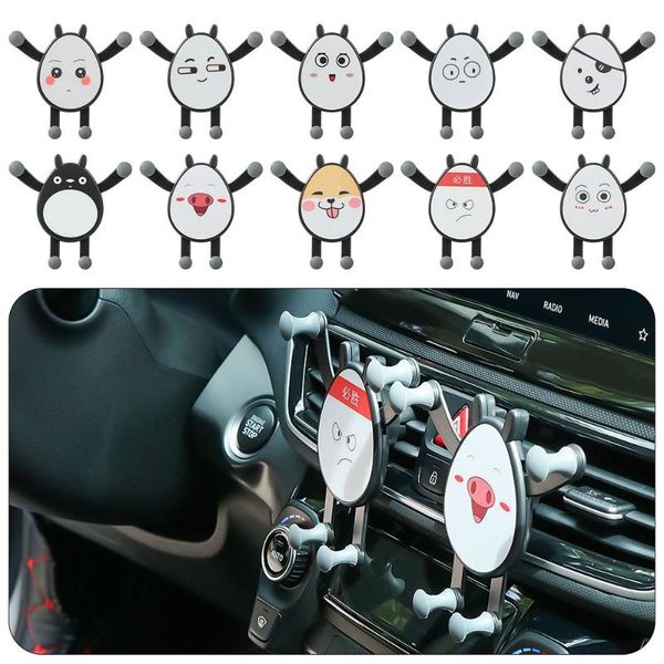 

cell phone mounts & holders gravity cradle car bracket holder stand vehicle stents mount fixed support clip