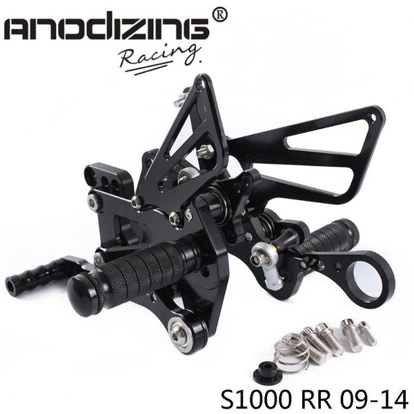 

pedals full cnc aluminum motorcycle adjustable rearsets rear sets foot pegs for s1000rr 2009-2014