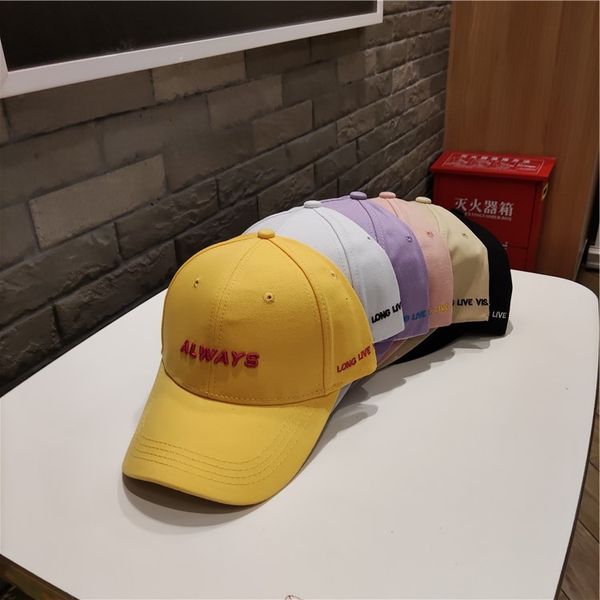 

spring new letter purple cap children summer sun outdoor sports student baseball tide, Blue;gray