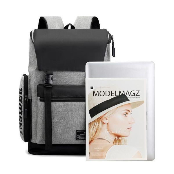 

backpack fashion men 15.6 inch lapbackpacks waterproof travel large capacity male mochila school bags bagpack