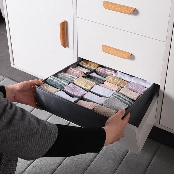 

storage drawers foldable boxes socks closet drawer divider lidded organizer box for ties bedroom space saving