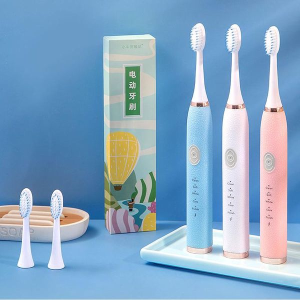 

smart electric toothbrush gollinio sonic timer brush 5 mode usb charger rechargeable tooth brushes replacement heads set gl22b