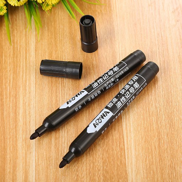 

thickened 1 oily marker office stationery large pen logistics mark