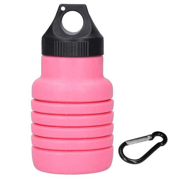 

water bottle 18.5 oz sports foldable reusable use on travel bikes outdoor