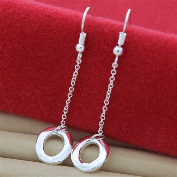 

dangle & chandelier 925 sterling silver earrings small o ear line for women's fashion jewelry gifts