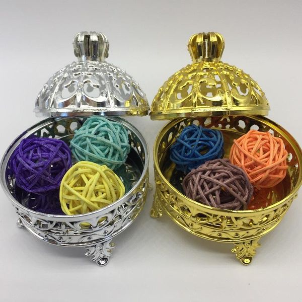 

gift wrap censer shape golden silver wedding candy box 100pcs