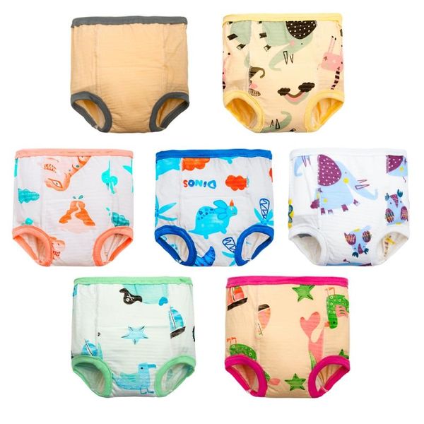 

panties washable cute baby diapers reusable cloth nappies waterproof training pants 1-5y born cotton diaper cover for children, Camo