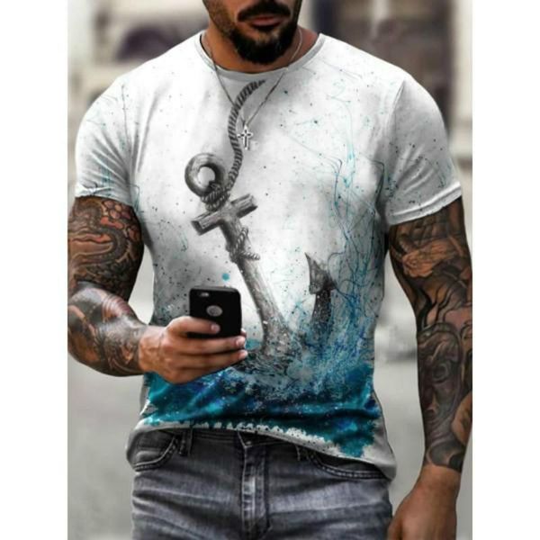 

men's t-shirts hombres 3d viking tattoo impresiÃ³n digital m \ imagen estilo claro moda 2021 venta caliente cantidad limitada, White;black