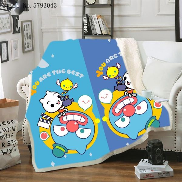 

blankets animal cartoon sherpa blanket 3d print home custom throw for kid boy girl nap office weighted dropship