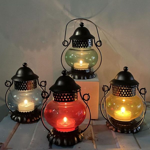 

christmas decorations decorative lanterns small retro candle floodlight flameless outdoor hanging lantern lamp