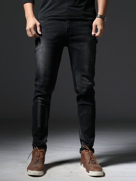 

men cat scratch jeans j913#, Blue