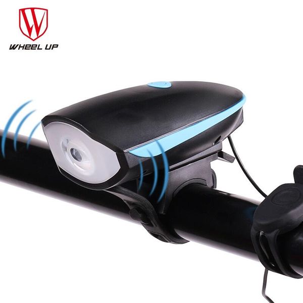 

usb charging 240 lumen ipx4 electric horn bicycle night riding warning light bike head-light accessory lights