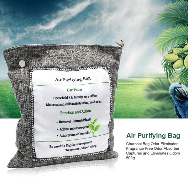 

car air freshener purifying bag charcoal odor eliminator fragrance absorber captures and eliminates odors 200g/500g/300g