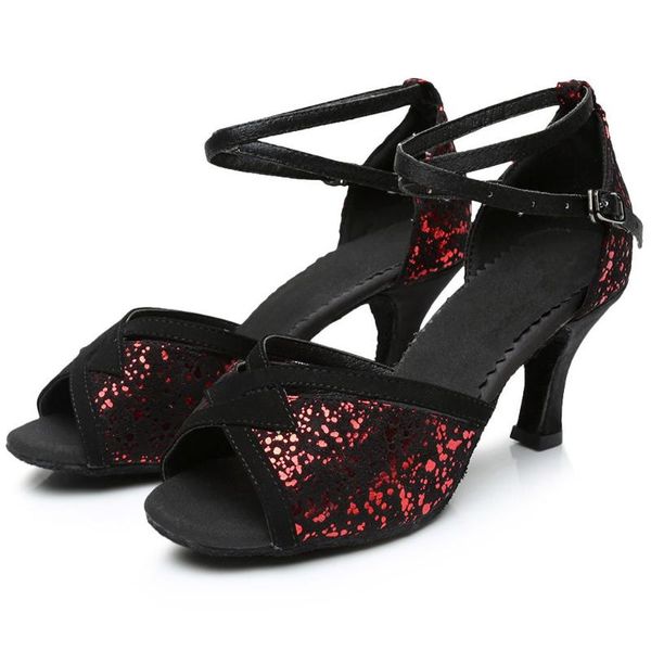 

dress shoes eillysevens 2021 women's pumps waltz prom ballroom latin salsa dance black heels square zapatos mujer