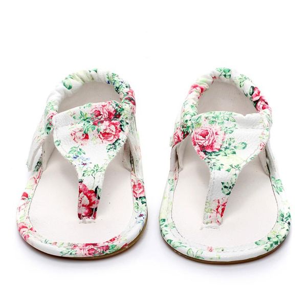 

sandals summer print girl fashion beach girls shoes flowers born baby cloth herringbone plywood for, Black;red