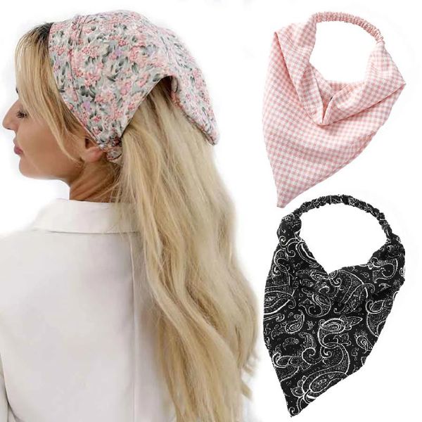

hair accessories awaytr elastic headbands for woman sweet hairbands printing bands vintage turban bandage