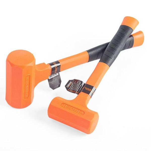 

hand tools wear-resistant tile hammer rubber with round head and non-slip handle home fitment for installation tasks