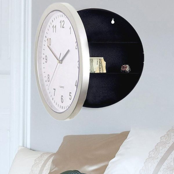 

wall clocks creative clock jewelry money storage box living room decorative hidden piggy bank home decor