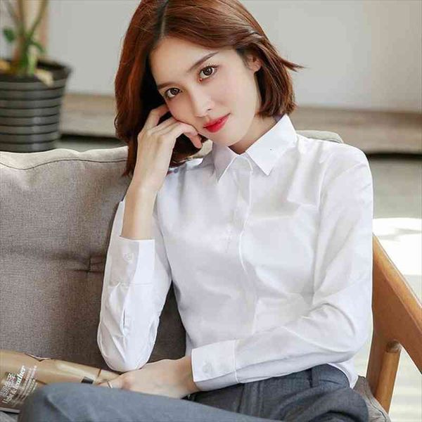 

autumn long sleeve white chiffon women shirt blusas ropa de mujer