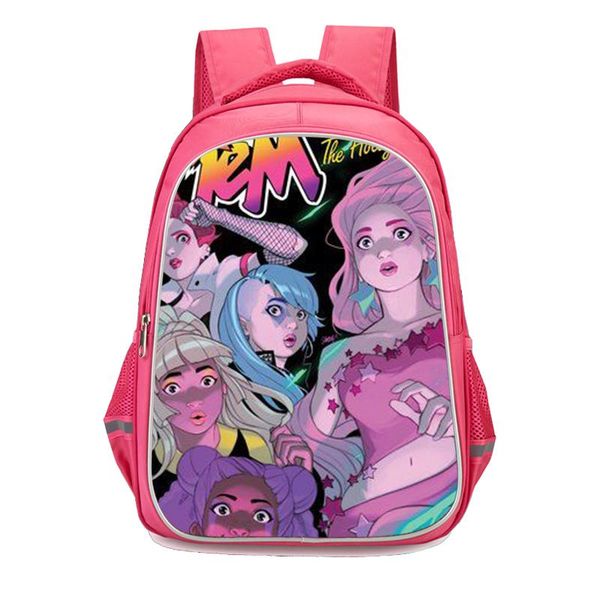 

jem cartoon printing school bags for girls children orthopedics backpack mochila infantil