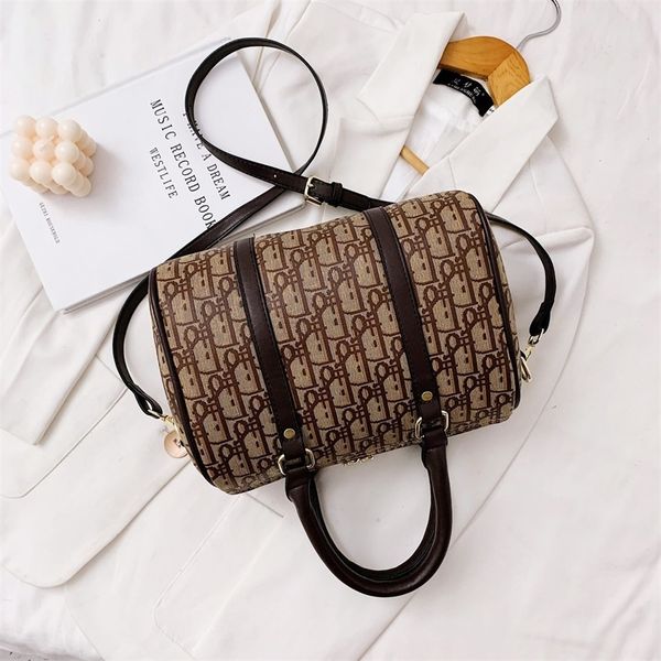

new lattice one shoulder portable boston women's bag purses black friday