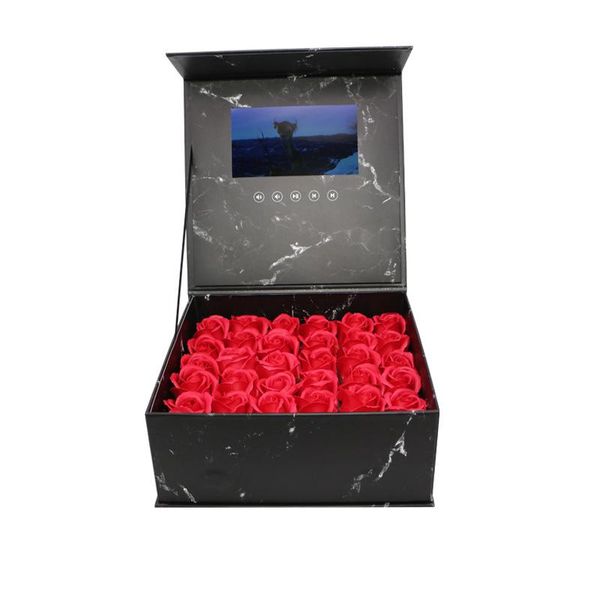 

gift wrap customized promotional magnetic video box lcd screen display